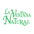 logo la ventana natural verde ecológica y artesanal