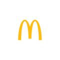 logo doble arco dorado minimalista