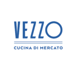logotipo azul minimalista de cucina di mercato