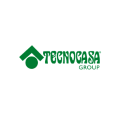 logo immobiliare verde con casa stilizzata
