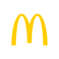 logo m jaune minimaliste sur fond blanc