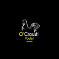 logo minimaliste coq pour poulet croustillant
