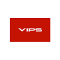 logotipo rectangular rojo con texto blanco