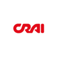 logo crai rosso compatto e moderno