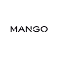 logotipo mango minimalista en blanco y negro
