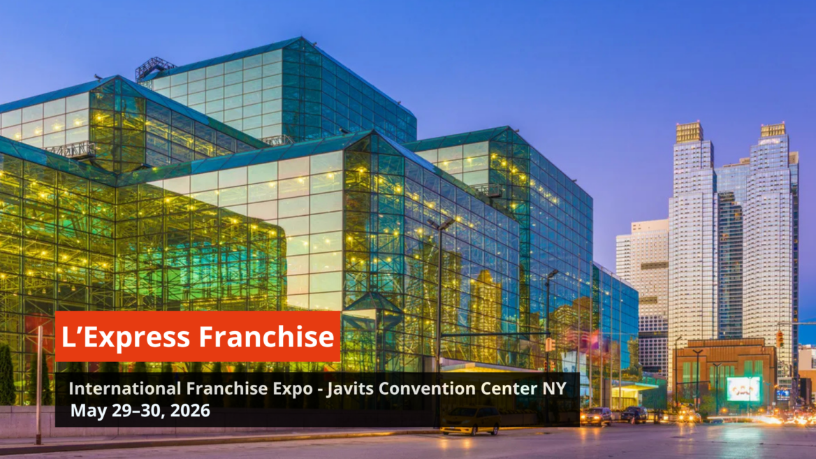 javits center glass facade at twilight — franchise expo 2026