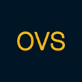 logo ovs giallo su sfondo scuro