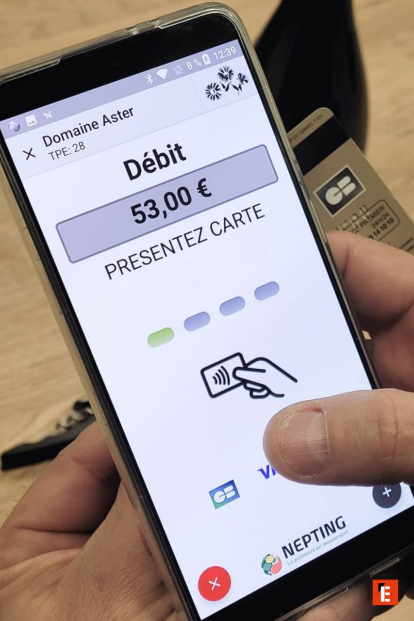 paiement sans contact 53 € sur smartphone