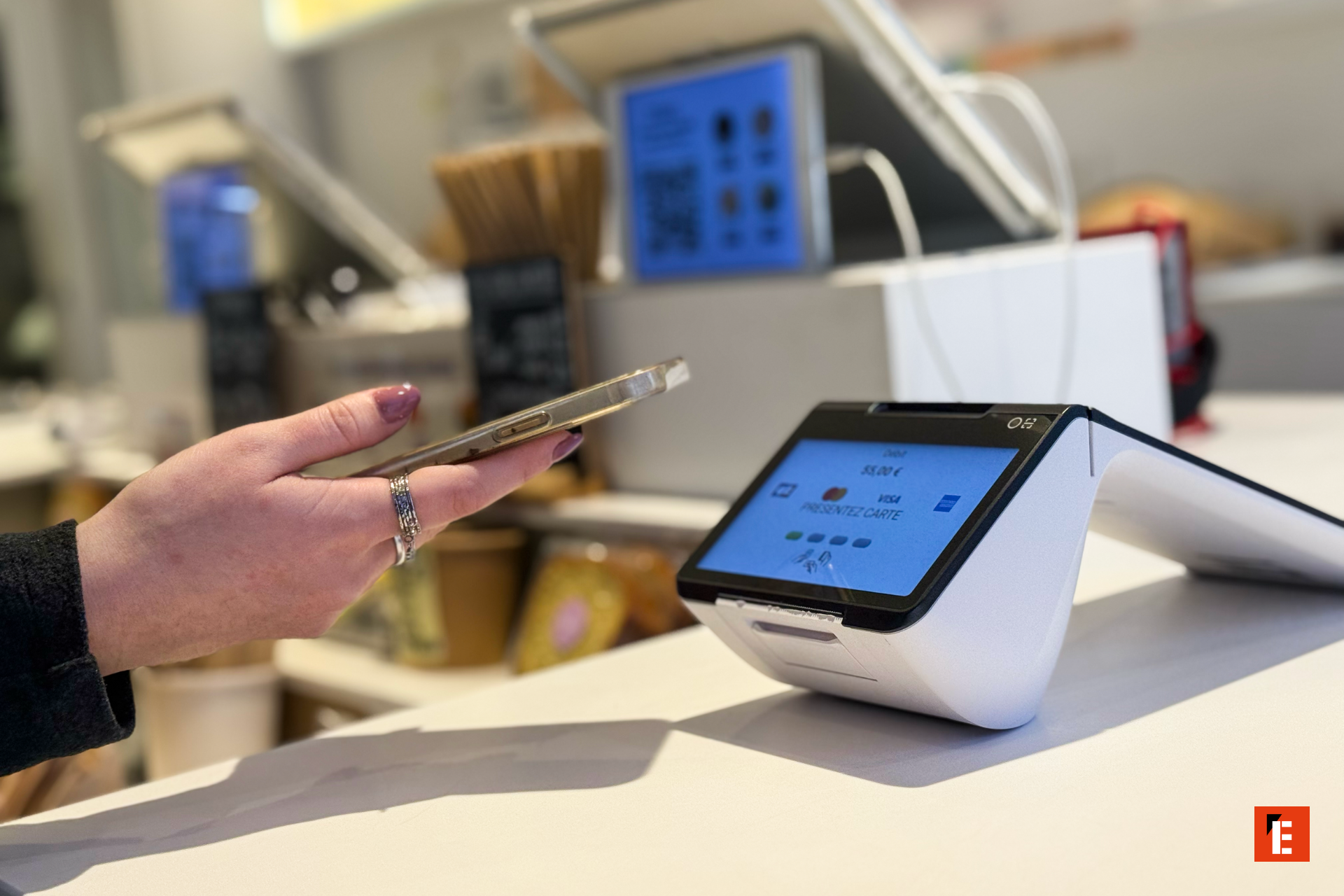 paiement sans contact par smartphone en boutique