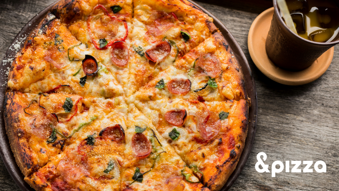 rustic pepperoni pizza with bubbling mozzarella