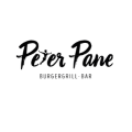 peter pane logo schwarzweiß handschrift burgergrill & bar