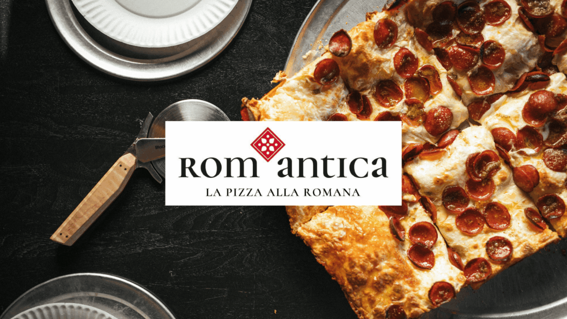 pizza romana quadrata, crosta alta e pepperoni