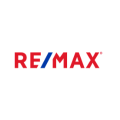 logo re/max rosso con slash blu diagonale