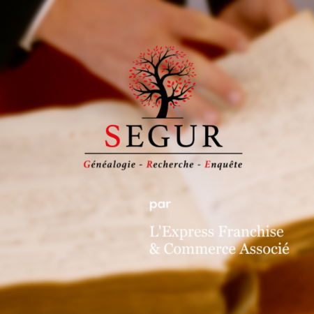 logo segur sur livre ancien — généalogie et enquête
