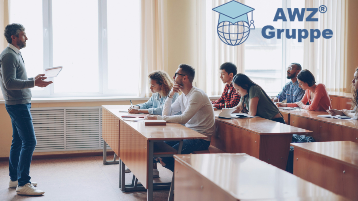 erwachsenenbildung im seminarraum der awz gruppe