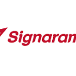 signarama logo: rotes dreieck mit s und schriftzug