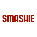 logo smashie rosso minimalista su sfondo bianco