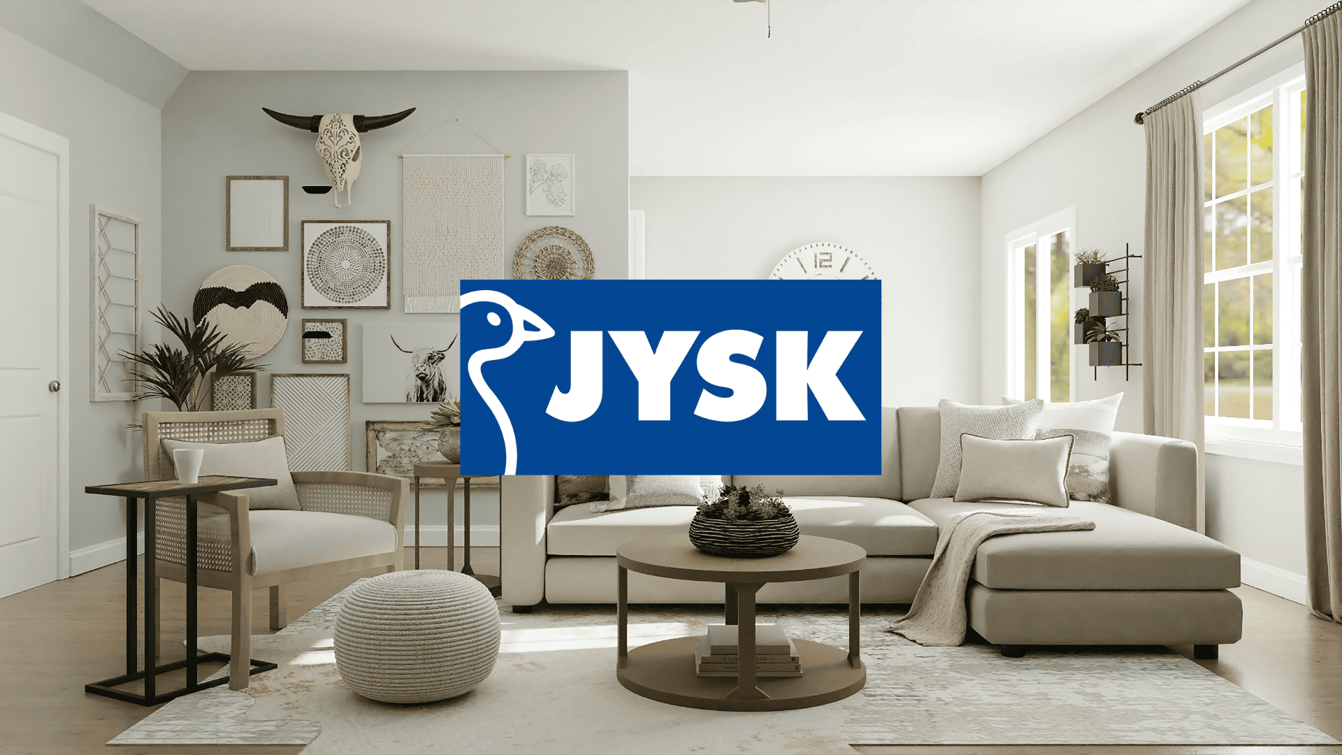 soggiorno scandinavo luminoso con divano beige