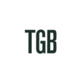 monograma tgb minimalista en verde oscuro