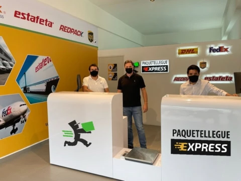 oficina de paquetería multimarca con dhl, fedex y ups