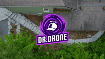 vue drone : toit et jardin avec escalier en pierre