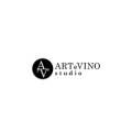 artevino studio black and white av monogram logo
