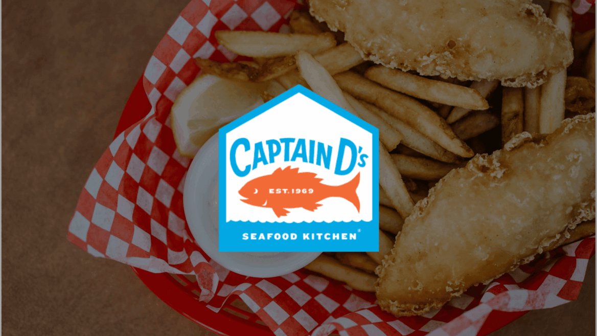 poisson pané doré et frites Épaisses captain ds