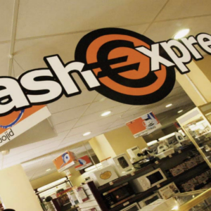enseigne cash express en magasin doccasion