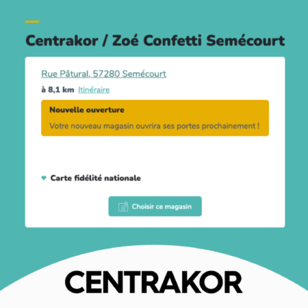 centrakor semécourt : nouvelle ouverture et carte fidélité