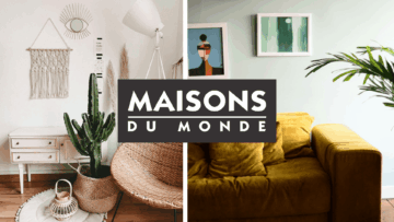 salon bicolore : canapé moutarde et mur vert sauge