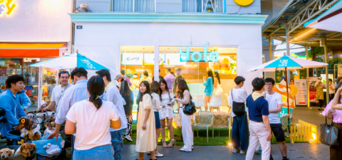 cola en yolé: postres, terrazas y perros