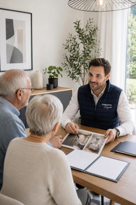 consultation aide à domicile aménagement salle de bain seniors