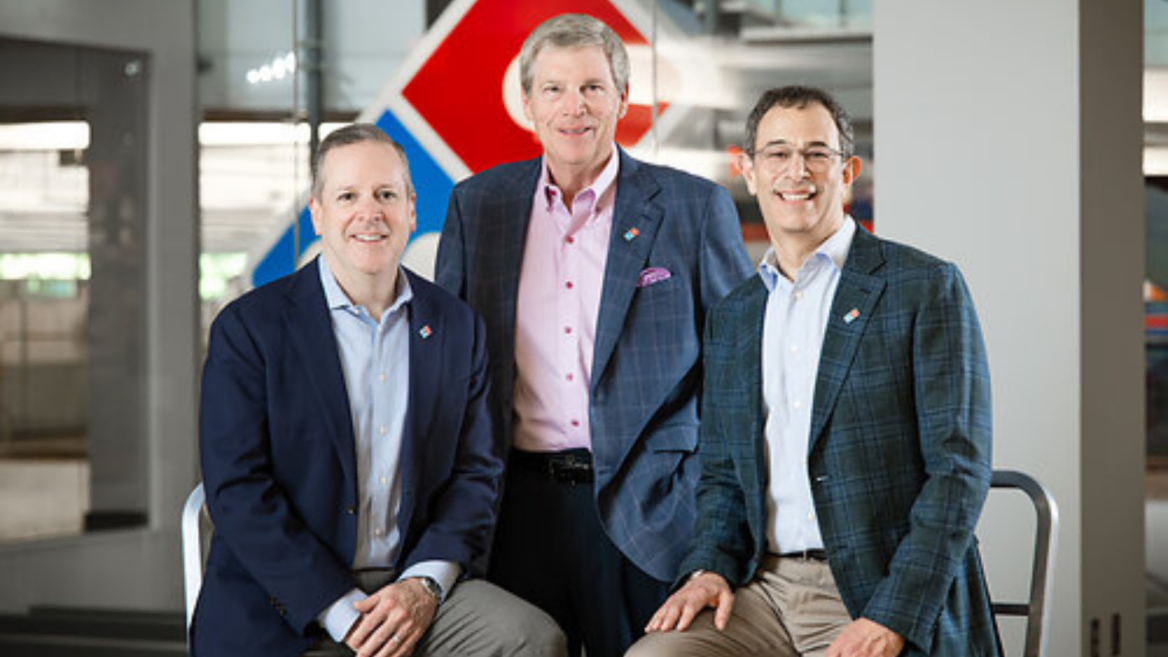 executive team portrait in modern office