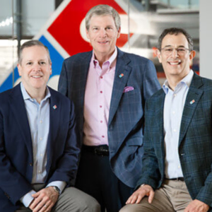 executive team portrait in modern office