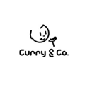 curry & co. logo – handgezeichnete schale mit löffel