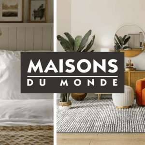 dormitorio minimalista y salón bohemio con plantas