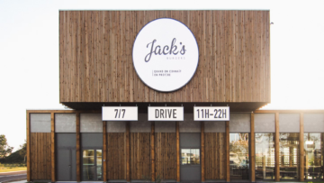façade minimaliste en bois de jacks burgers