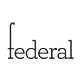 logotipo federal en serif con corchete vertical