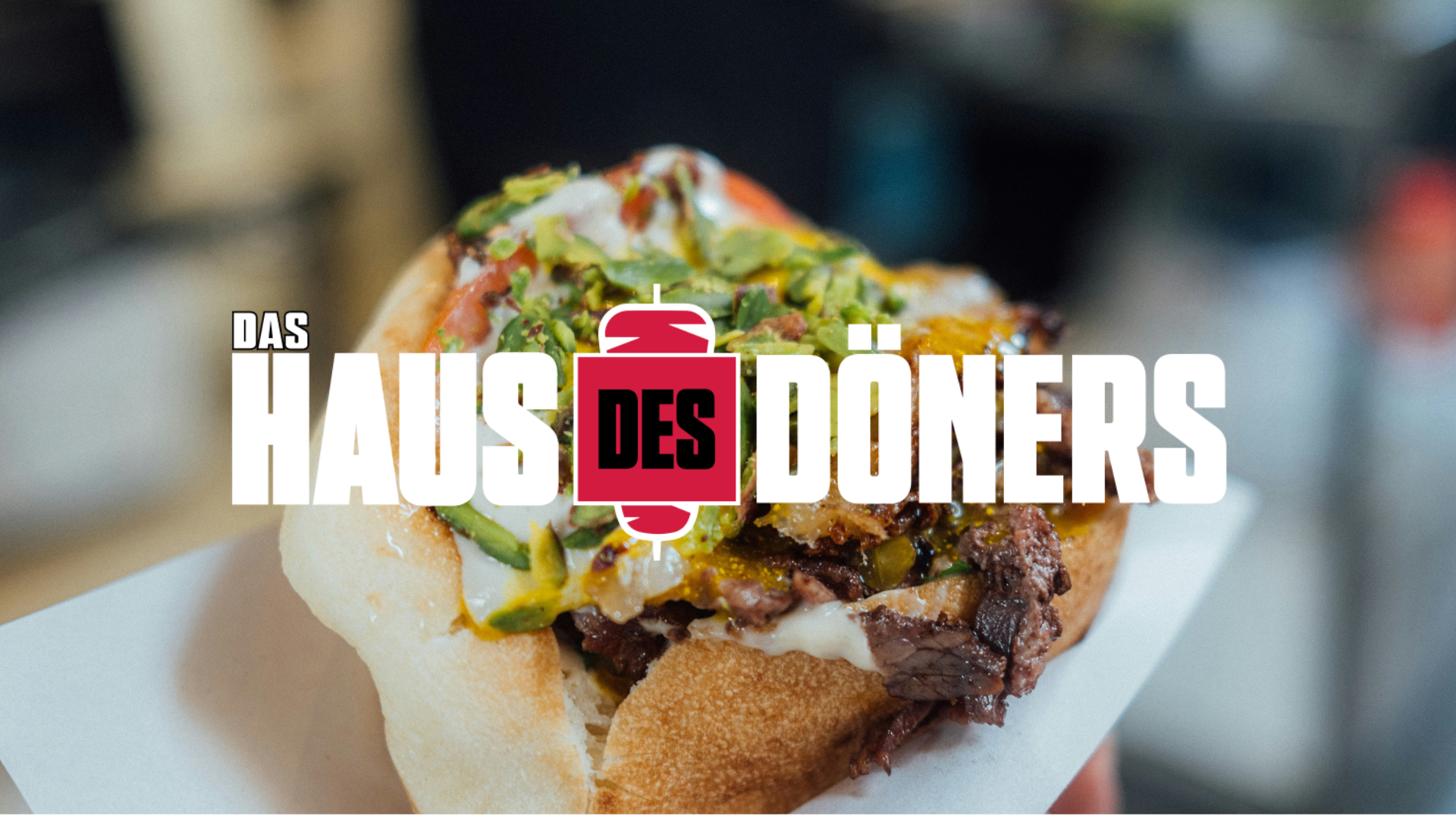 knuspriges döner sandwich mit kräutern und sauce