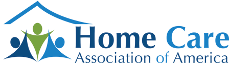 home care association logo with house and people