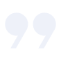 minimal blue quotation marks icon