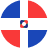 icône drapeau circulaire croix blanche rouge et bleu