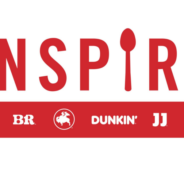 inspire food brands banner with fork and spoon