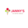jannys logo: eis, kaffee und snacks