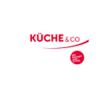 rotes kÜche & co logo für küchenstudio mit schwung