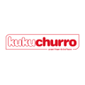 logotipo kuku churro rojo moderno y alegre