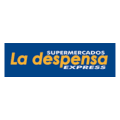 logotipo la despensa express sobre fondo azul