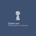 lautre rive : logo pompes funèbres minimaliste