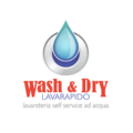 logo lavarapido lavanderia self service con goccia