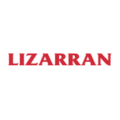 marca lizarran roja con tipografía serif